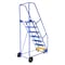Vestil 100 H Steel Warehouse Ladder, 58 deg Grip, 7 Step, 14", 7 in Steps LAD-7-14-G - alternate 2